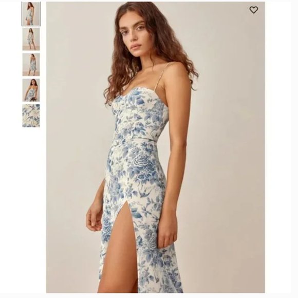 SALE! Reformation Juliette Dress - Pompadour - Picture 4 of 15